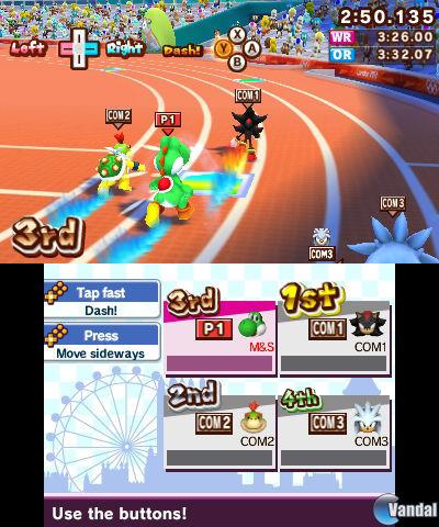Mario & Sonic en los Juegos Olímpicos London 2012