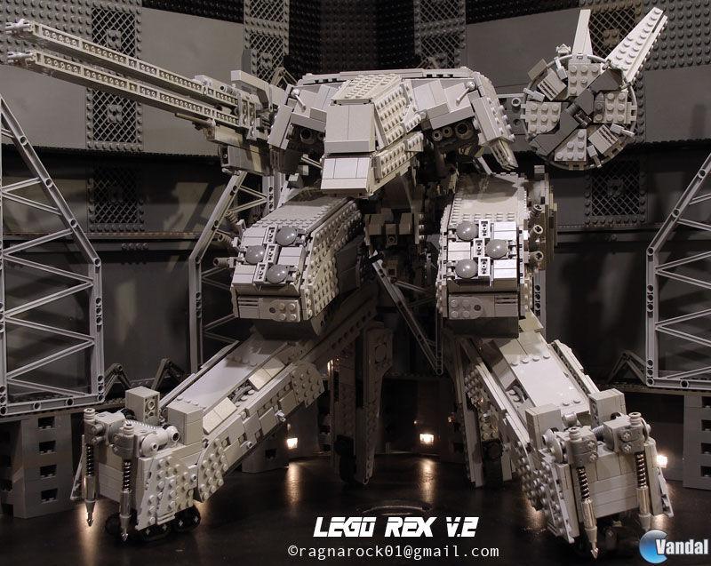 Construye tu propio Metal Gear Rex con piezas de LEGO