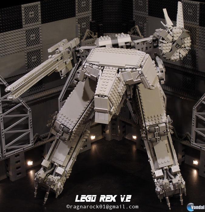Construye tu propio Metal Gear Rex con piezas de LEGO
