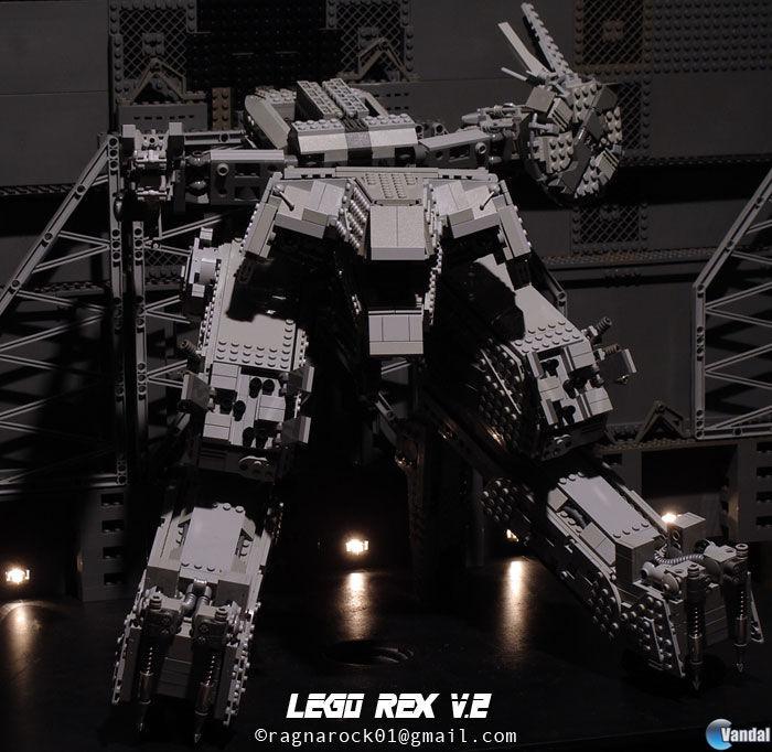 Construye tu propio Metal Gear Rex con piezas de LEGO