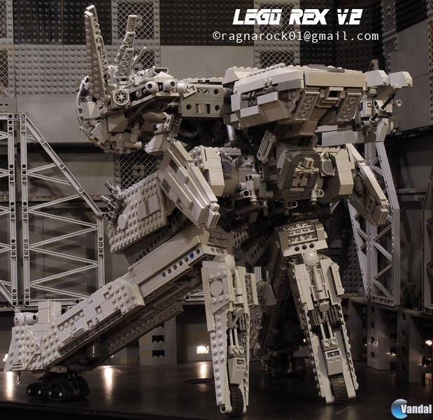 Construye tu propio Metal Gear Rex con piezas de LEGO