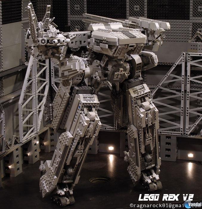 Construye tu propio Metal Gear Rex con piezas de LEGO