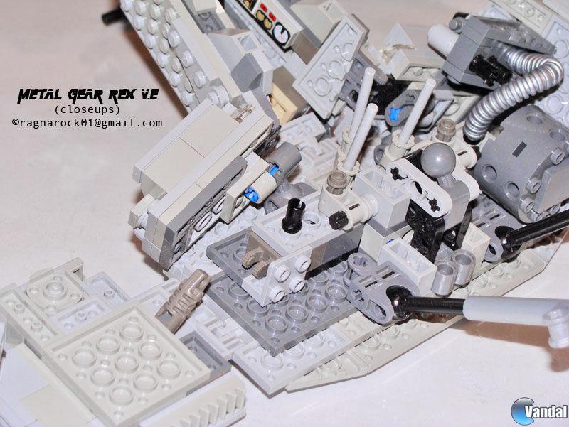 Construye tu propio Metal Gear Rex con piezas de LEGO