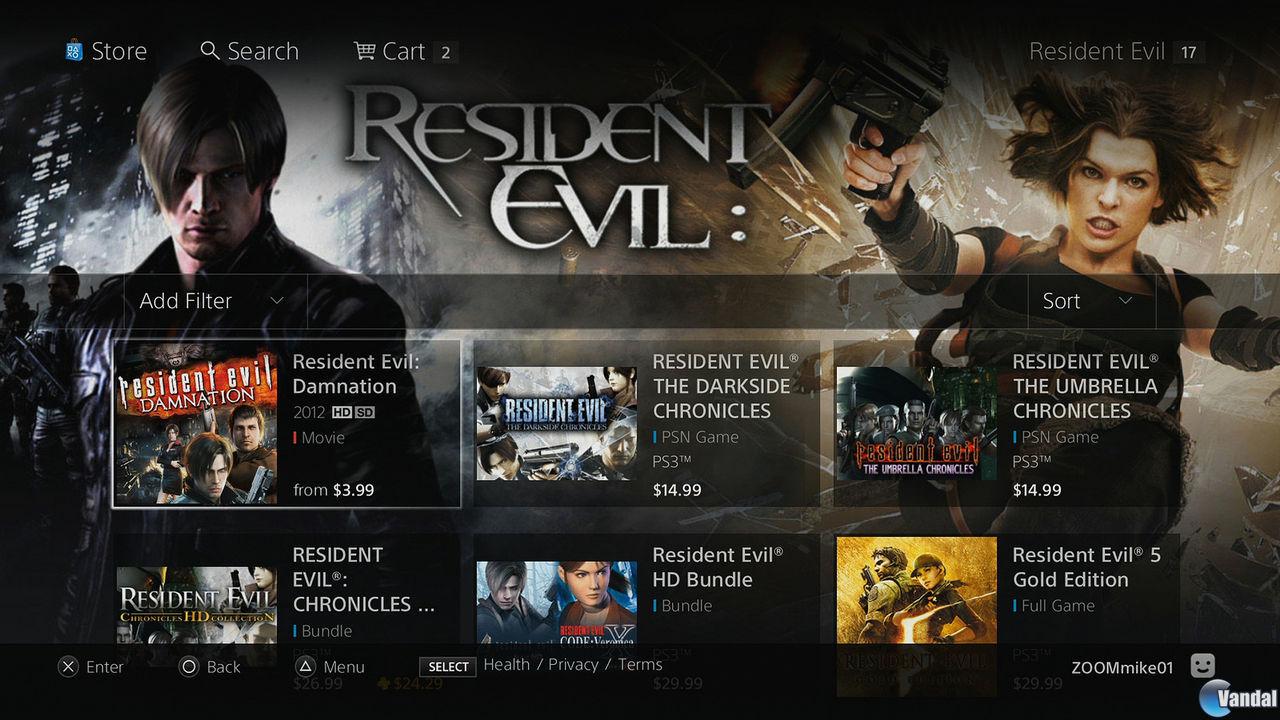 M�s im�genes del redise�o de PlayStation Store