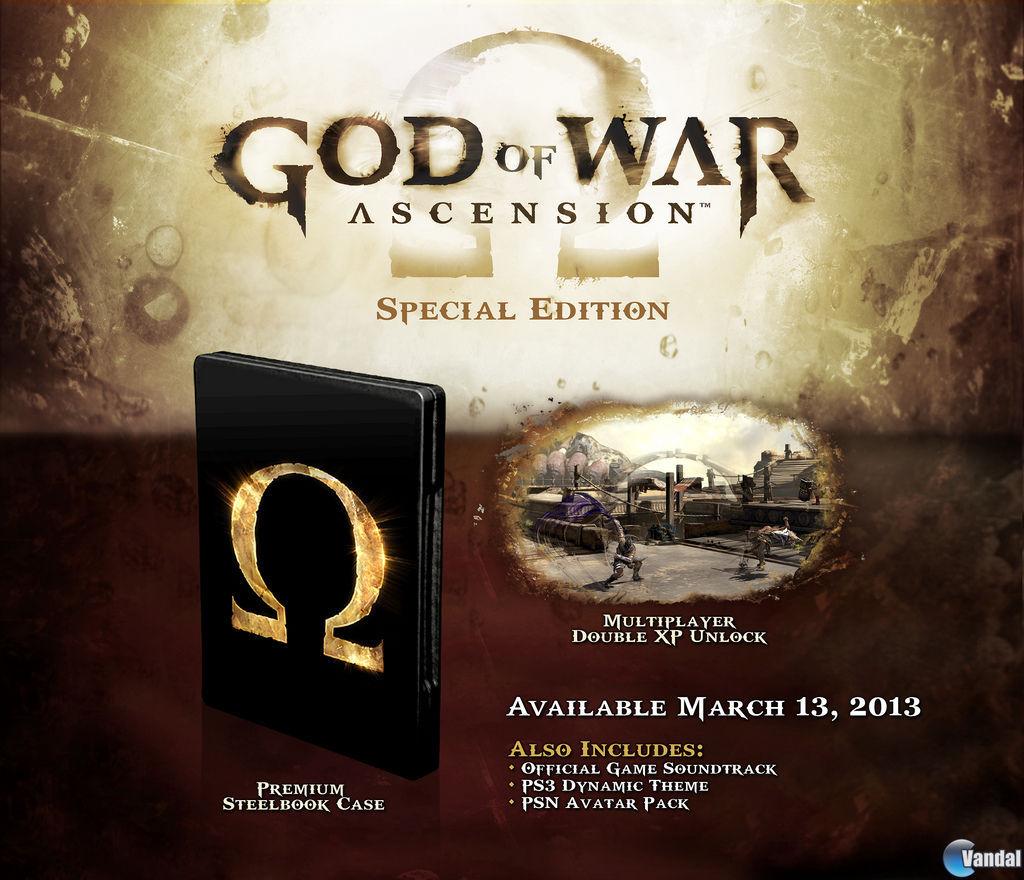 Se confirman para Europa las ediciones especiales de God of War: Ascension