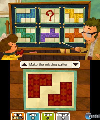 Nuevas im�genes de El profesor Layton y la m�scara de los prodigios