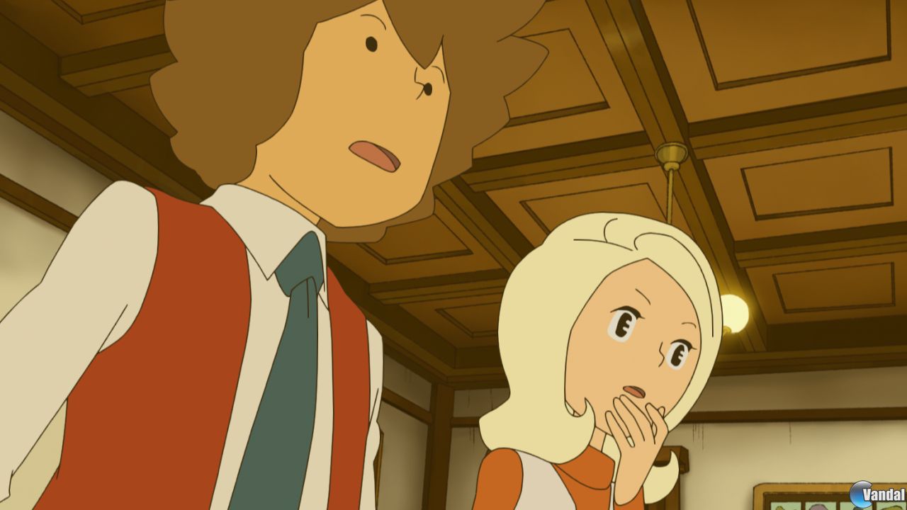Nuevas im�genes de El profesor Layton y la m�scara de los prodigios