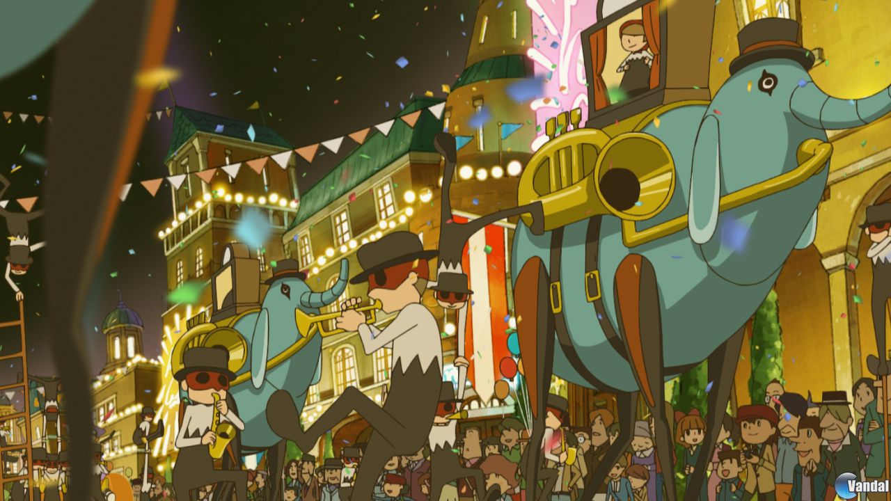 Nuevas im�genes de El profesor Layton y la m�scara de los prodigios
