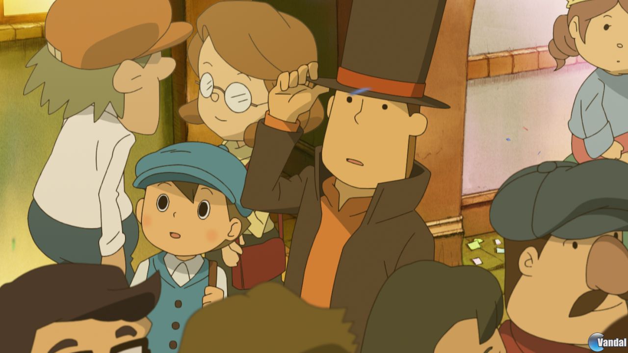 Nuevas im�genes de El profesor Layton y la m�scara de los prodigios