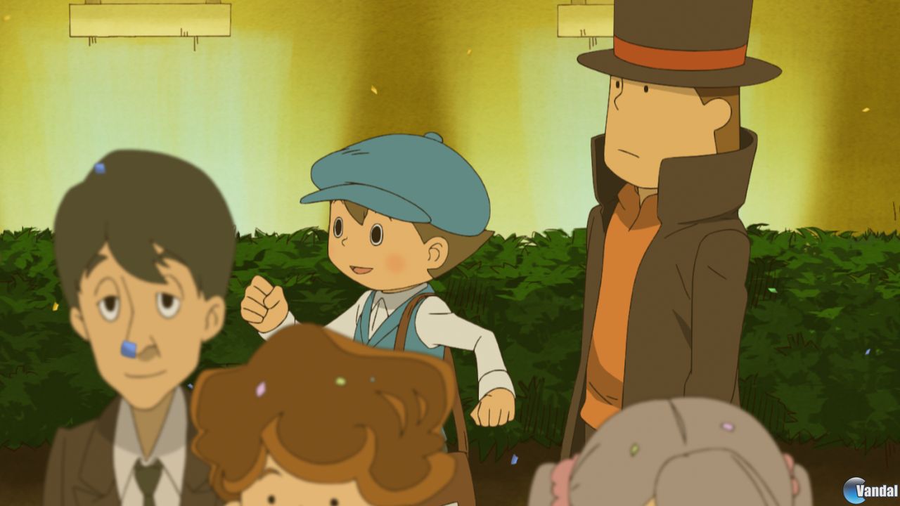 Nuevas im�genes de El profesor Layton y la m�scara de los prodigios