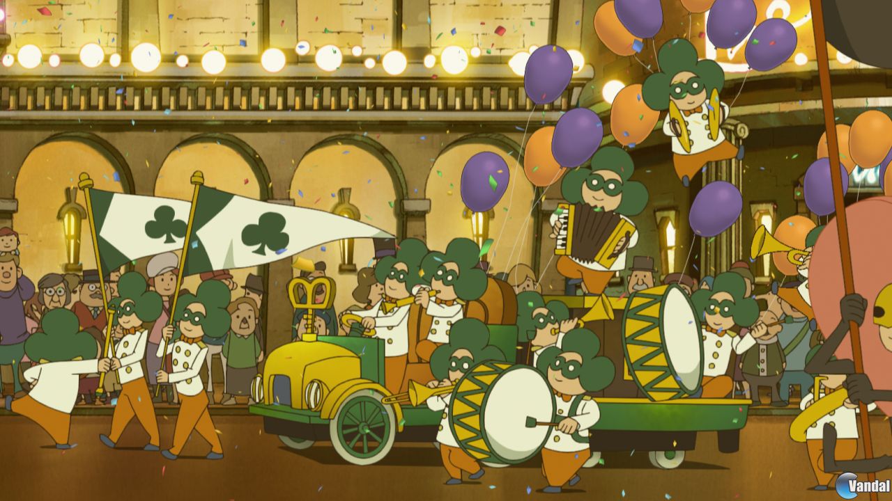 Nuevas im�genes de El profesor Layton y la m�scara de los prodigios