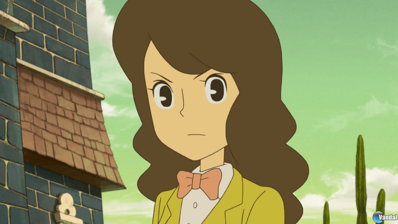 Nuevas im�genes de El profesor Layton y la m�scara de los prodigios