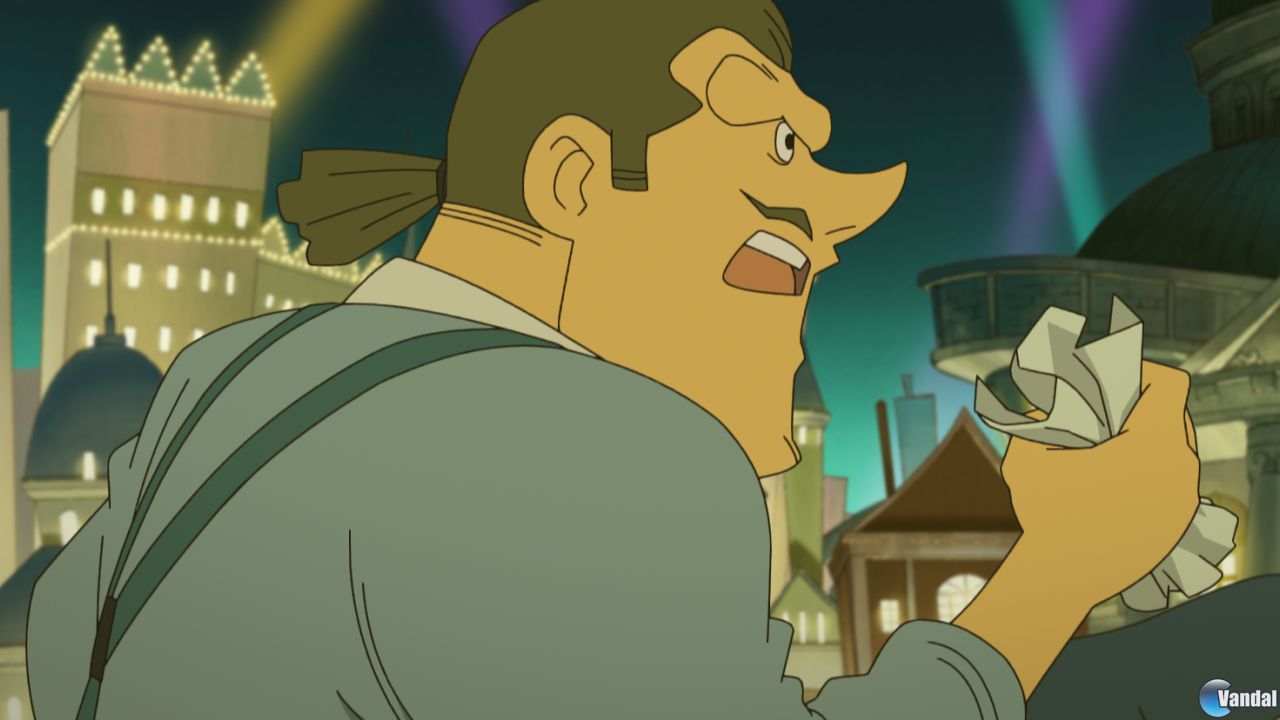 Nuevas im�genes de El profesor Layton y la m�scara de los prodigios