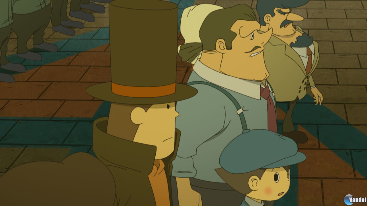 Nuevas im�genes de El profesor Layton y la m�scara de los prodigios