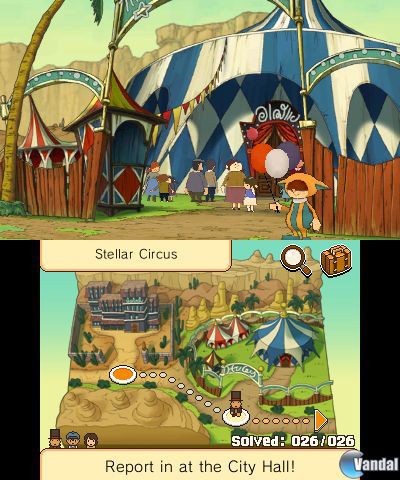 Nuevas im�genes de El profesor Layton y la m�scara de los prodigios