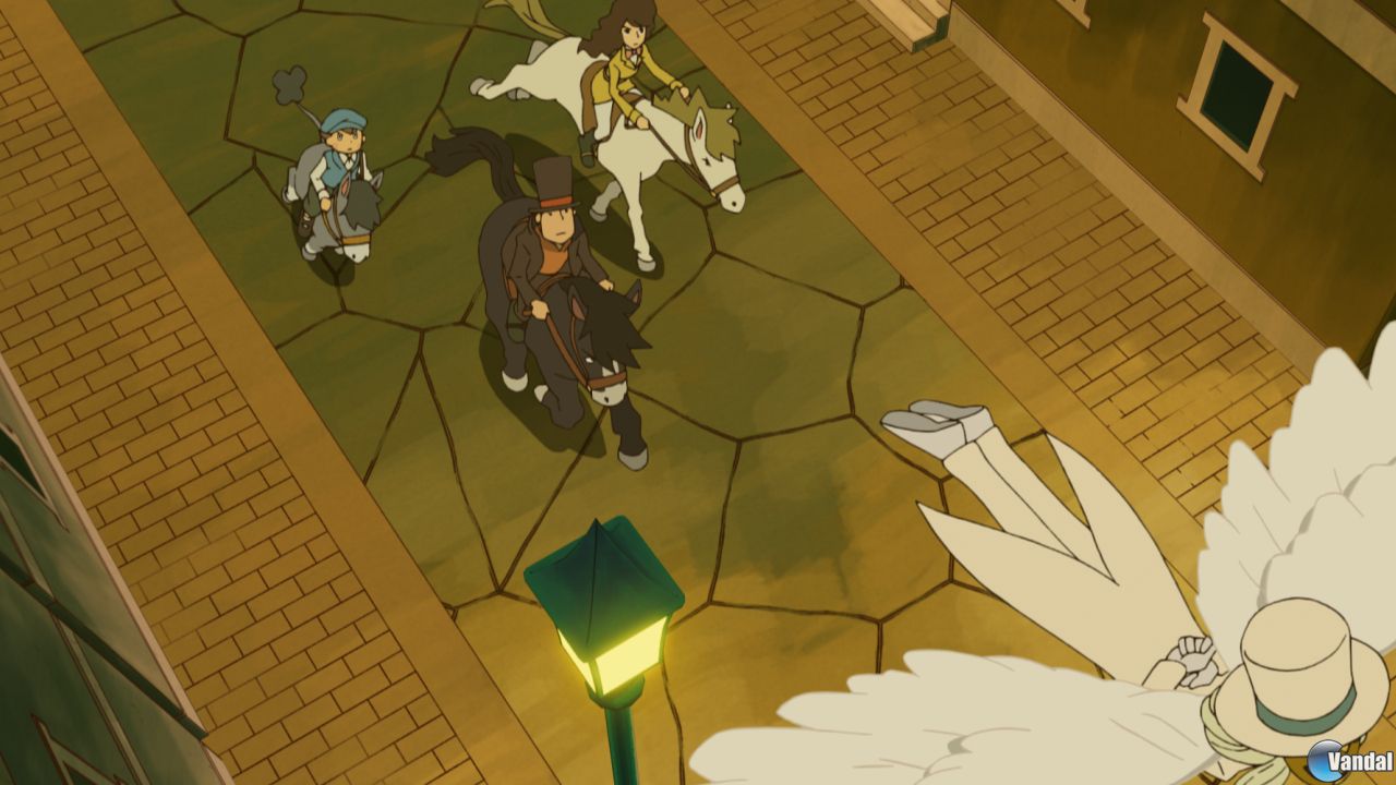 Nuevas im�genes de El profesor Layton y la m�scara de los prodigios