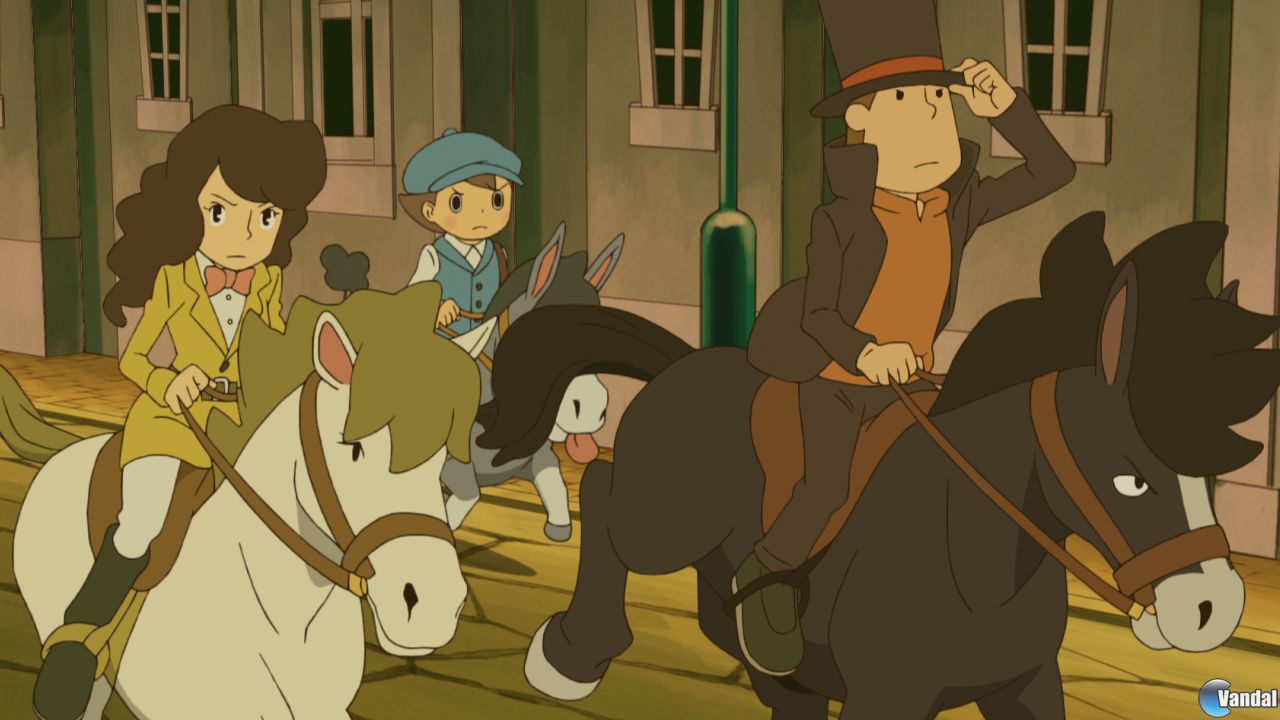 Nuevas im�genes de El profesor Layton y la m�scara de los prodigios