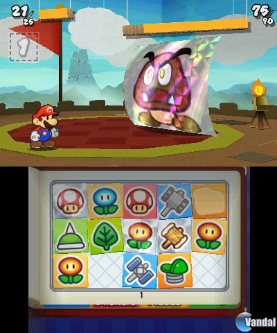 Paper Mario se sigue mostrando en 3DS