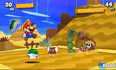 Paper Mario se sigue mostrando en 3DS