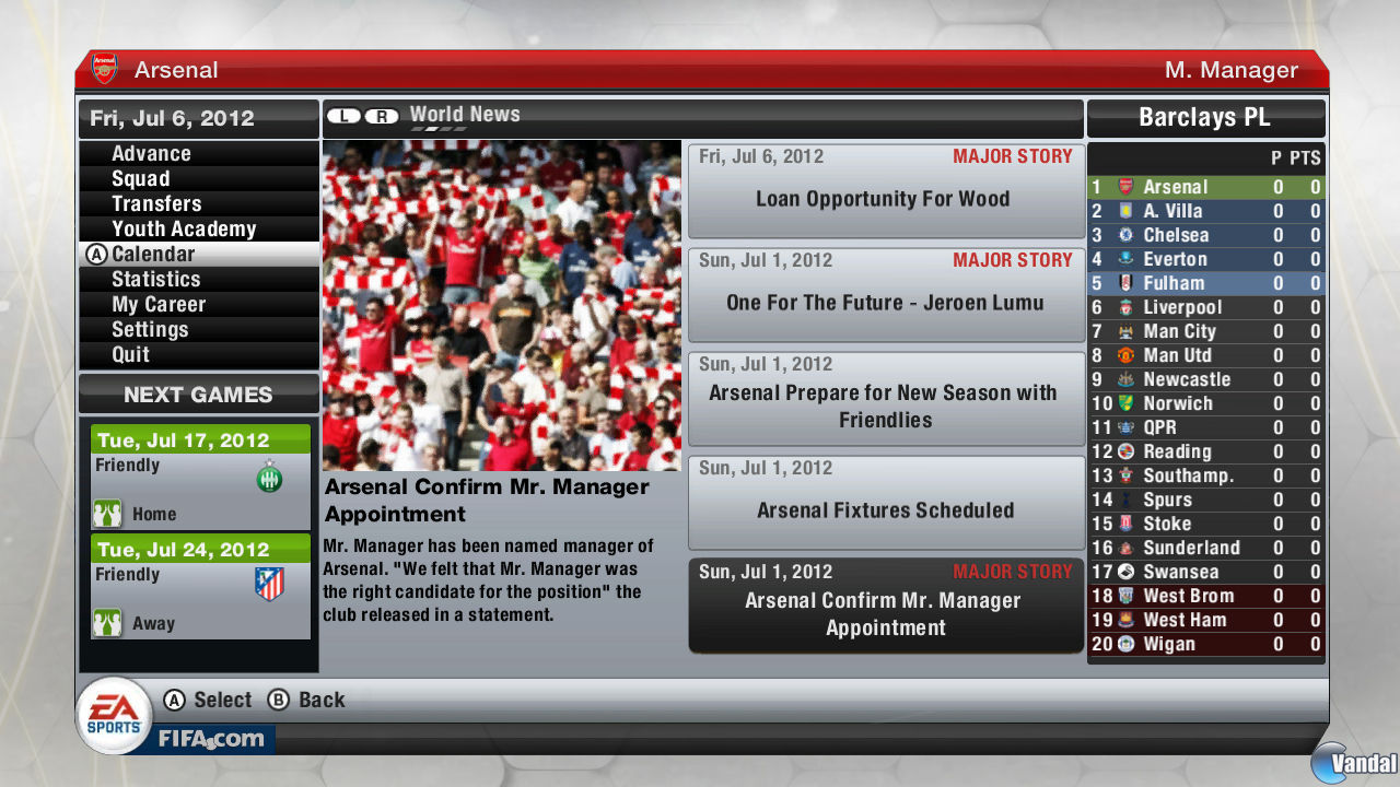 Nuevas im�genes de FIFA 13 Wii U