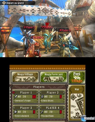 Nuevas im�genes de Monster Hunter 3 Ultimate