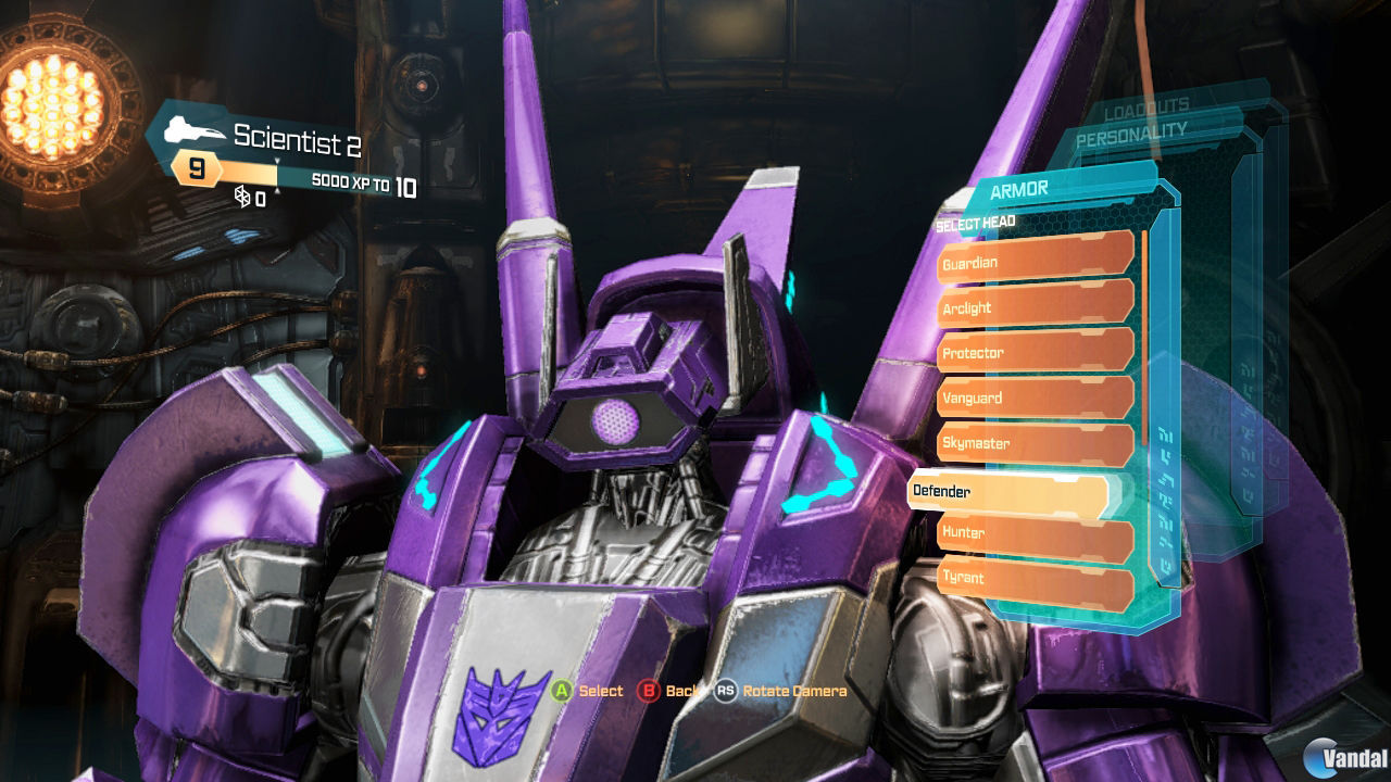 Nuevas im�genes de Transformers: Fall of Cybertron