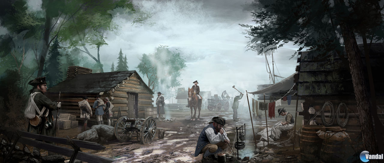 Nuevas im�genes e ilustraciones de Assassin's Creed III para la alta definici�n