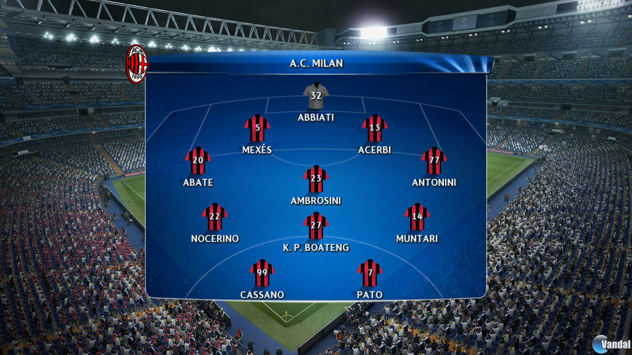 La UEFA Champions League se muestra en las nuevas im�genes de PES 2013