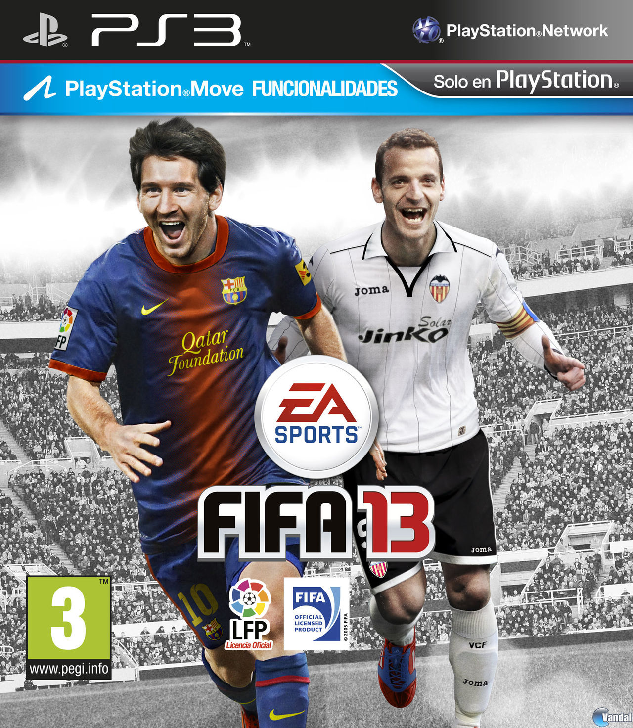 Roberto Soldado y Messi protagonizan en Espa�a la car�tula de FIFA 13