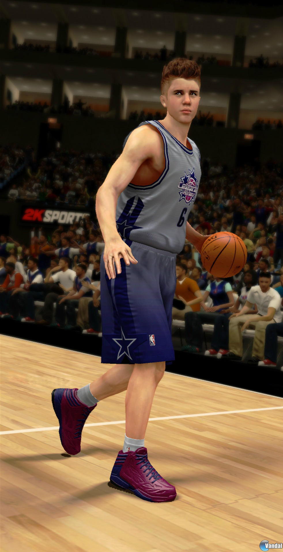 Justin Bieber aparece como personaje jugable en NBA 2K13