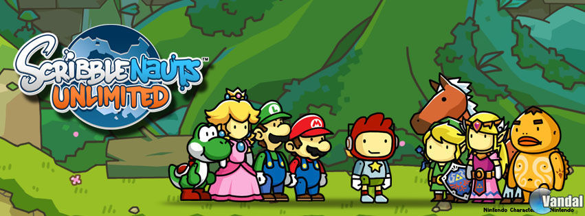 Se confirma que aparecer�n personajes de Mario y Zelda en Scribblenauts Unlimited