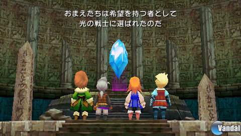 Final Fantasy III de PSP se muestra en im�genes y v�deo