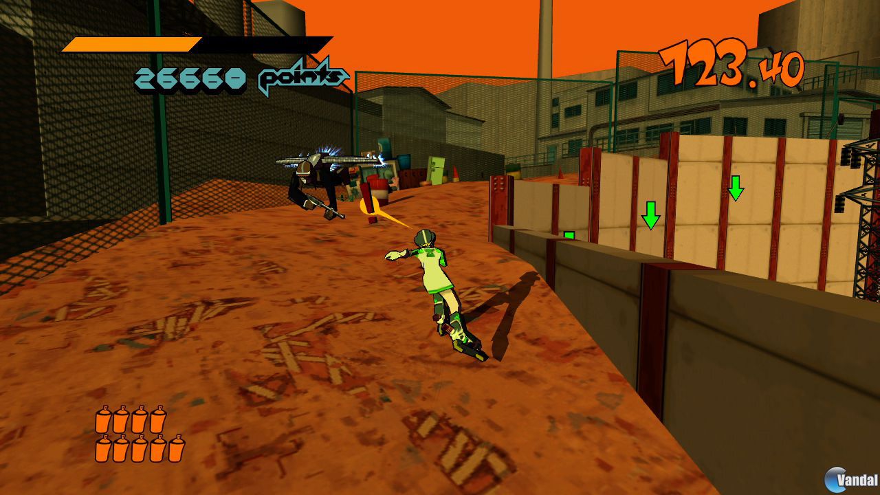 Nuevas im�genes de la revisi�n de Jet Set Radio