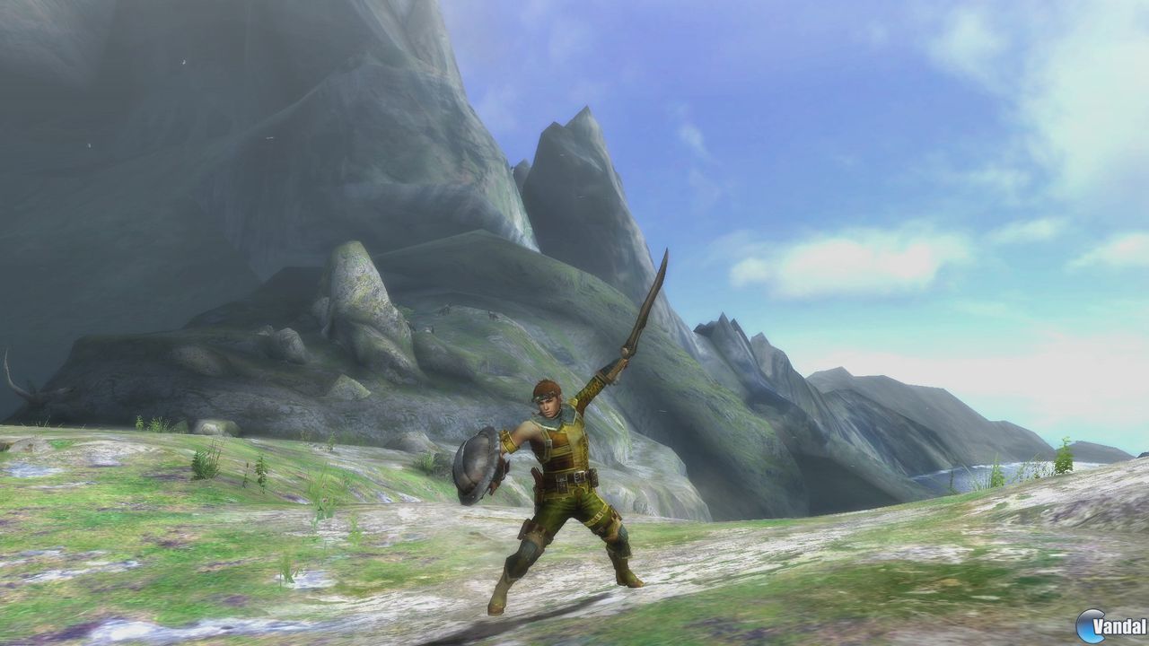 La espada y el escudo en las nuevas im�genes de Monster Hunter 3 Ultimate