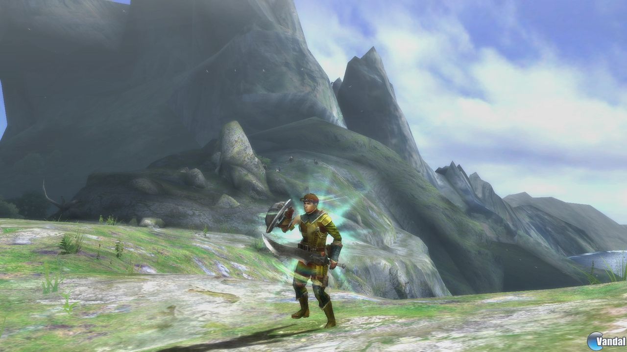 La espada y el escudo en las nuevas im�genes de Monster Hunter 3 Ultimate