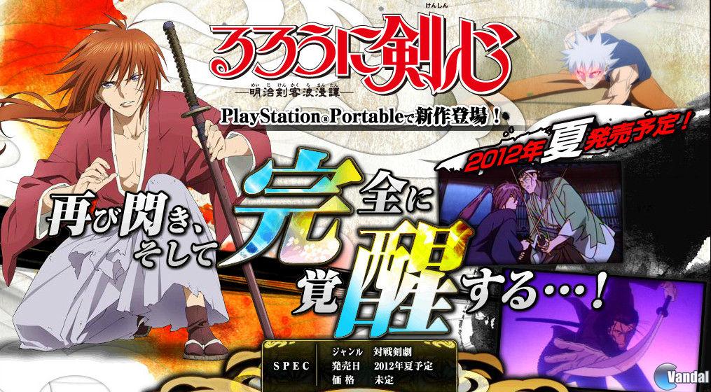 Rurouni Kenshin tendrá un nuevo juego de lucha en PSP