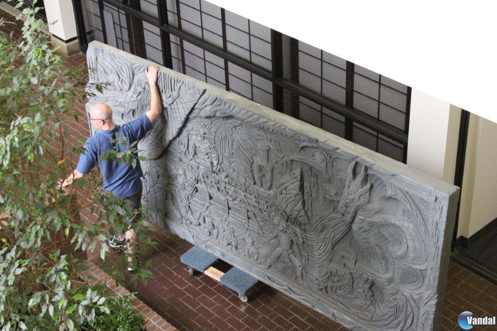 Bethesda adorna sus oficinas con una recreaci�n del Muro de Alduin