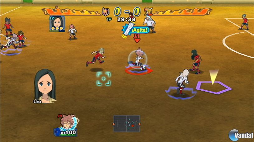 Primeras im�genes en castellano de Inazuma Eleven Strikers