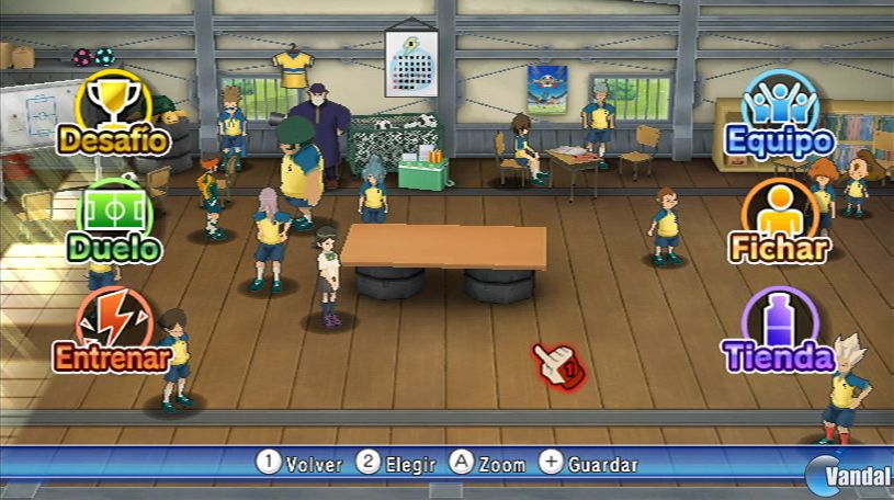 Primeras im�genes en castellano de Inazuma Eleven Strikers