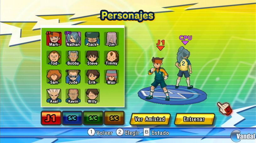 Primeras im�genes en castellano de Inazuma Eleven Strikers