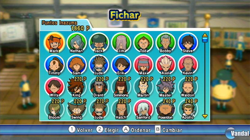 Primeras im�genes en castellano de Inazuma Eleven Strikers
