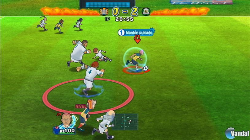 Primeras im�genes en castellano de Inazuma Eleven Strikers