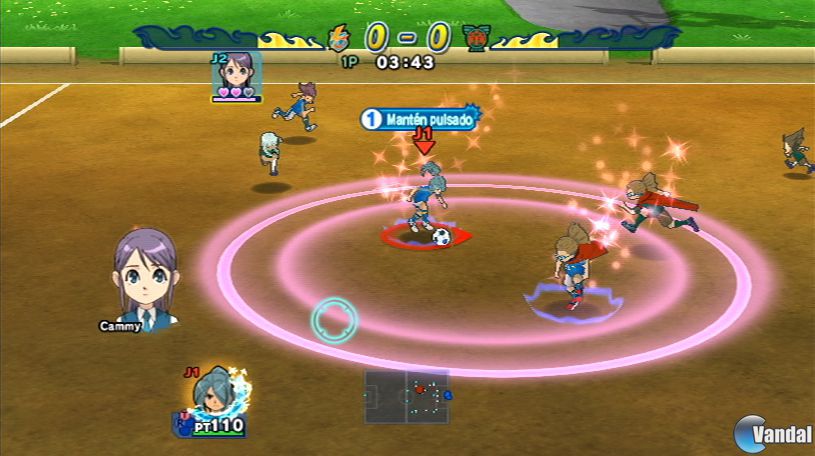 Primeras im�genes en castellano de Inazuma Eleven Strikers