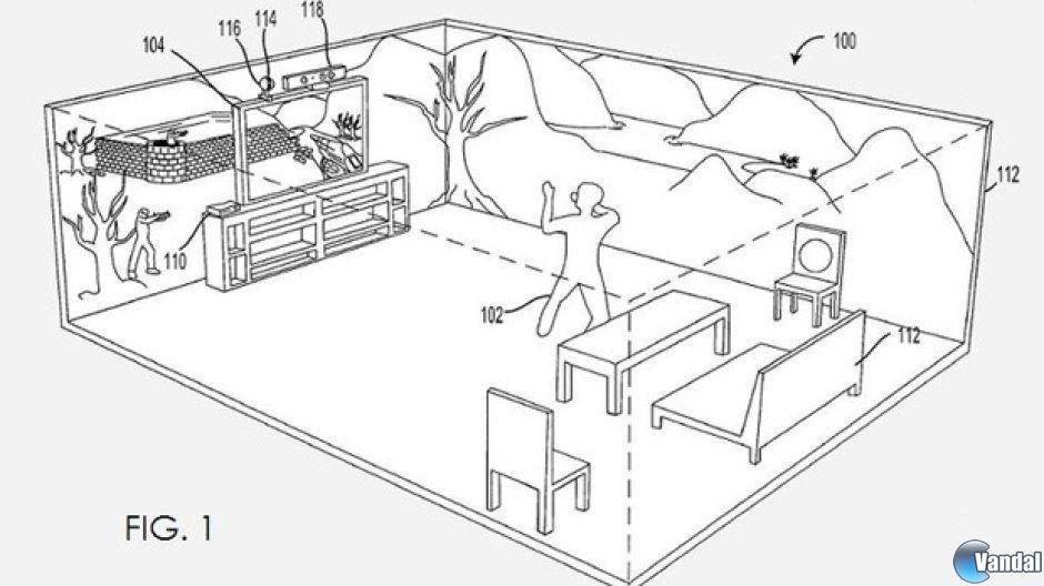 Microsoft patenta una tecnolog�a para proyectar en las habitaciones entornos 3D