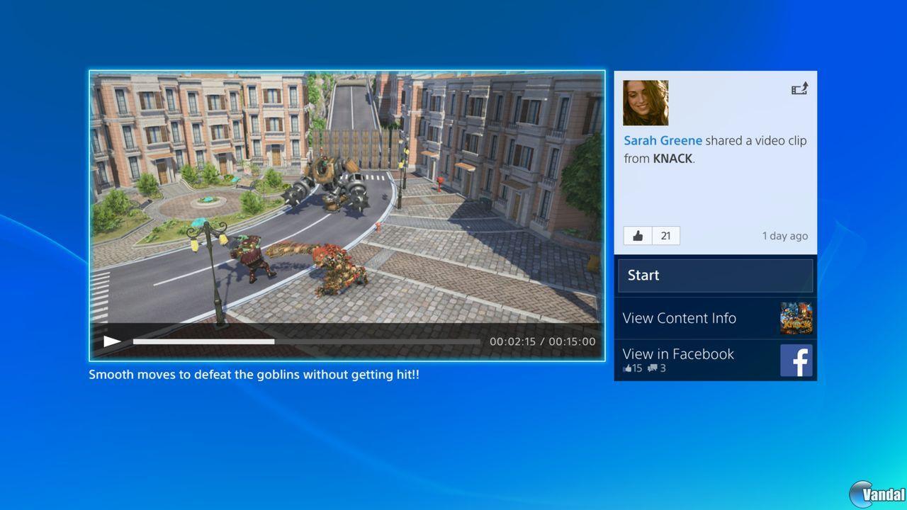 Nuevas imágenes de la interfaz de PlayStation 4