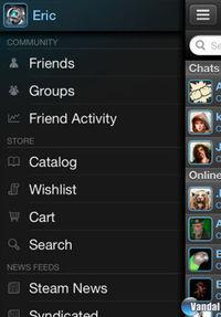 La aplicaci�n de Steam llega a la App Store