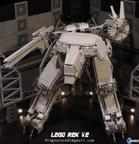 Construye tu propio Metal Gear Rex con piezas de LEGO
