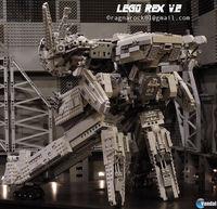 Construye tu propio Metal Gear Rex con piezas de LEGO