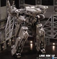 Construye tu propio Metal Gear Rex con piezas de LEGO
