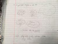 The creator of Undertale sample designs, and sketches of the early stages of the game